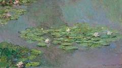 Nuferi pe lac Claude Monet