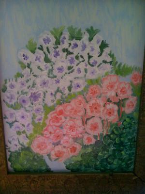 tablou cu muscate din gradina